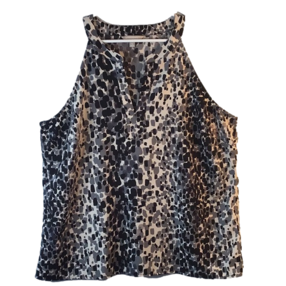 Banana Republic Tops - Banana Republic Womens Tank Top Sz Large Blk/Gry/Tan